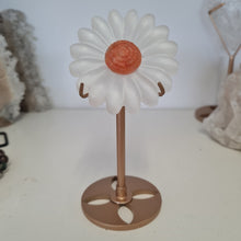 Load image into Gallery viewer, Selenite Daisies on Stand