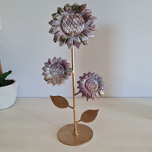 Load image into Gallery viewer, Ocean Jasper Sunflowers on Stand