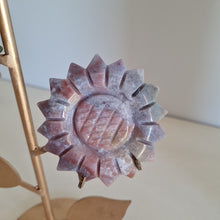 Load image into Gallery viewer, Ocean Jasper Sunflowers on Stand