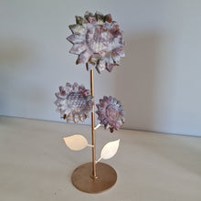 Load image into Gallery viewer, Ocean Jasper Sunflowers on Stand