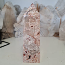 Load image into Gallery viewer, Pink Crazy Lace Agate Tower