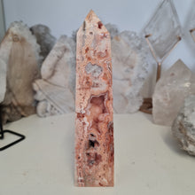 Load image into Gallery viewer, Pink Crazy Lace Agate Tower