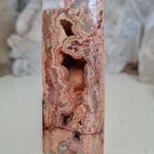 Load image into Gallery viewer, Pink Crazy Lace Agate Tower