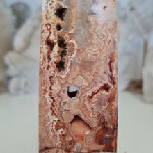 Load image into Gallery viewer, Pink Crazy Lace Agate Tower