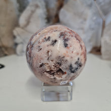 Load image into Gallery viewer, Pink Crazy Lace Agate Sphere
