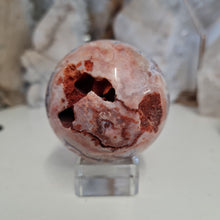 Load image into Gallery viewer, Pink Crazy Lace Agate Sphere