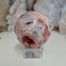 Load image into Gallery viewer, Pink Crazy Lace Agate Sphere