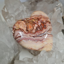 Load image into Gallery viewer, Pink Crazy Lace Agate Heart
