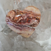 Load image into Gallery viewer, Pink Crazy Lace Agate Heart