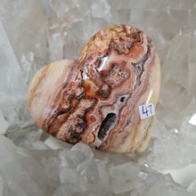 Load image into Gallery viewer, Pink Crazy Lace Agate Heart