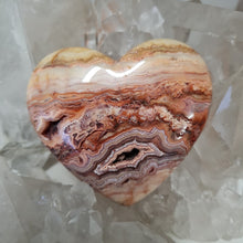 Load image into Gallery viewer, Pink Crazy Lace Agate Heart