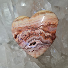Load image into Gallery viewer, Pink Crazy Lace Agate Heart