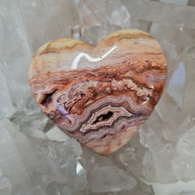 Load image into Gallery viewer, Pink Crazy Lace Agate Heart