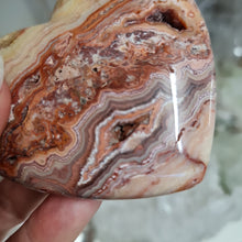 Load image into Gallery viewer, Pink Crazy Lace Agate Heart