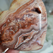 Load image into Gallery viewer, Pink Crazy Lace Agate Heart