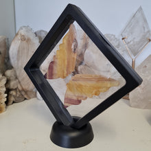 Load image into Gallery viewer, Yellow Fluorite Boxed Butterfly Wings