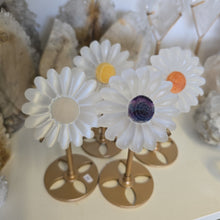 Load image into Gallery viewer, Selenite Daisies on Stand