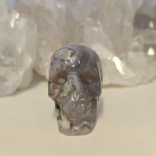 Load image into Gallery viewer, Flower Agate Skull