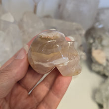 Load image into Gallery viewer, Flower Agate Skull