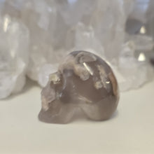 Load image into Gallery viewer, Flower Agate Skull