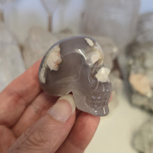 Load image into Gallery viewer, Flower Agate Skull