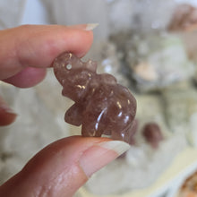 Load image into Gallery viewer, Strawberry Quartz Elephant