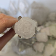 Load image into Gallery viewer, Rose Quartz Rosebud with Stem - Small