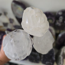 Load image into Gallery viewer, Clear Quartz Rose with Stem