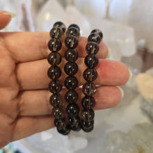 Load image into Gallery viewer, Smoky Quartz Bead Bracelet