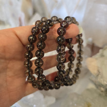 Load image into Gallery viewer, Smoky Quartz Bead Bracelet