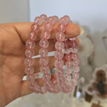 Load image into Gallery viewer, Rose Quartz Bracelet - A Grade