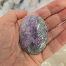 Load image into Gallery viewer, Serpentine Fluorite 'Bolivianite' Palmstone - A Grade