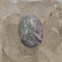 Load image into Gallery viewer, Serpentine Fluorite 'Bolivianite' Palmstone - A Grade
