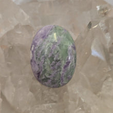 Load image into Gallery viewer, Serpentine Fluorite 'Bolivianite' Palmstone - A Grade