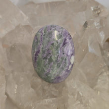 Load image into Gallery viewer, Serpentine Fluorite 'Bolivianite' Palmstone - A Grade