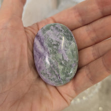 Load image into Gallery viewer, Serpentine Fluorite 'Bolivianite' Palmstone - A Grade