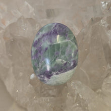 Load image into Gallery viewer, Serpentine Fluorite 'Bolivianite' Palmstone - A Grade