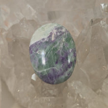 Load image into Gallery viewer, Serpentine Fluorite 'Bolivianite' Palmstone - A Grade