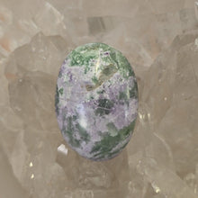 Load image into Gallery viewer, Serpentine Fluorite 'Bolivianite' Palmstone - A Grade