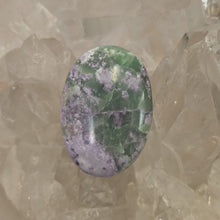 Load image into Gallery viewer, Serpentine Fluorite 'Bolivianite' Palmstone - A Grade
