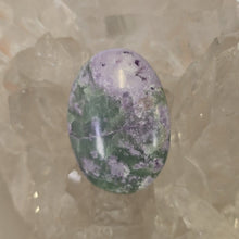 Load image into Gallery viewer, Serpentine Fluorite 'Bolivianite' Palmstone - A Grade