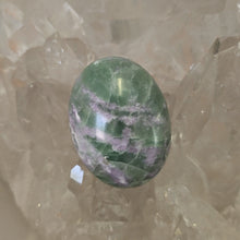 Load image into Gallery viewer, Serpentine Fluorite 'Bolivianite' Palmstone - A Grade