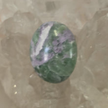 Load image into Gallery viewer, Serpentine Fluorite 'Bolivianite' Palmstone - A Grade