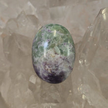 Load image into Gallery viewer, Serpentine Fluorite 'Bolivianite' Palmstone - A Grade