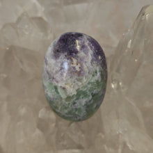 Load image into Gallery viewer, Serpentine Fluorite 'Bolivianite' Palmstone - A Grade