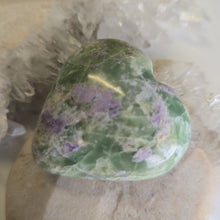 Load image into Gallery viewer, Serpentine Fluorite 'Bolivianite' Heart - A Grade