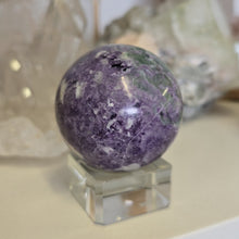 Load image into Gallery viewer, Serpentine Fluorite 'Bolivianite' Sphere - A Grade