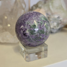 Load image into Gallery viewer, Serpentine Fluorite 'Bolivianite' Sphere - A Grade