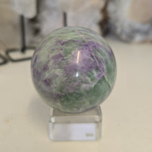 Load image into Gallery viewer, Serpentine Fluorite 'Bolivianite" Sphere - A Grade