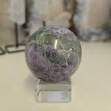 Load image into Gallery viewer, Serpentine Fluorite 'Bolivianite' Sphere - A Grade